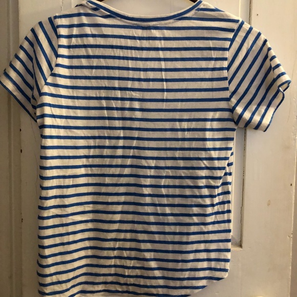 White/Blue striped top - Picture 2 of 2